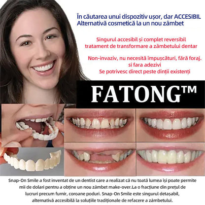 🦷🦷🦷🦷 FATONG™ proteze reglabile(Se potrivește diferitelor tipuri de dinți, ușor de reglat și confortabil de purtat) (👨‍⚕AAD RECOMANDAT)-2 cutii 🔥 -60% 🔥-175 lei🔥💥