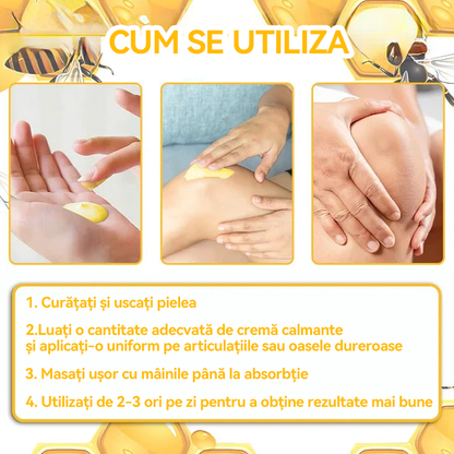 Special pentru afecțiuni ortopedice și dureri 💧𝐎𝐲𝐢𝐤𝐞𝐲™ Cremă pentru Tratamentul Artritei cu Venin de Albine și Turmeric 🌻✨