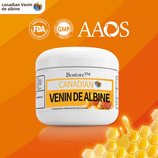 🌱Bostore™ Crema de vindecare a oaselor și a durerilor cu venin de albine canadiene（Aprobată de NHS👨‍⚕️）🐝 (Reducere limitată în timp, ultimele 30 de minute 💥)🔥💥