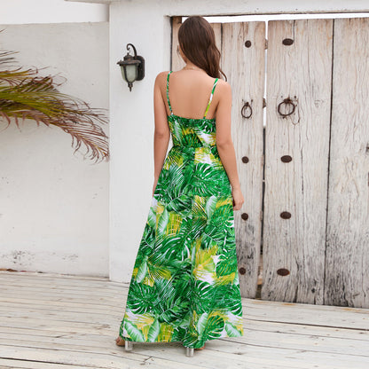 21Flowers Long Dress Summer Swing Holiday Beach Dress